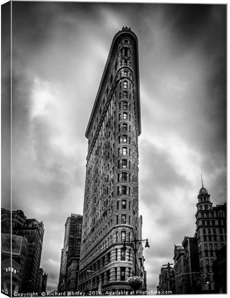 The Flat Iron  Canvas Print by Richard Whitley