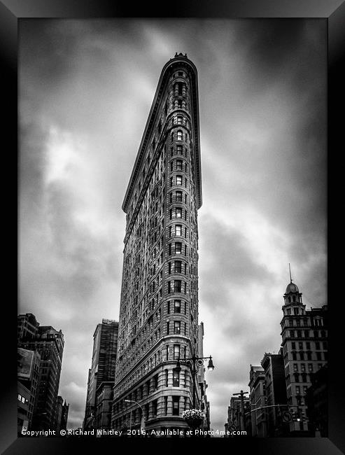 The Flat Iron  Framed Print by Richard Whitley