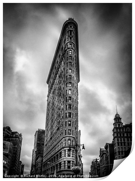The Flat Iron  Print by Richard Whitley