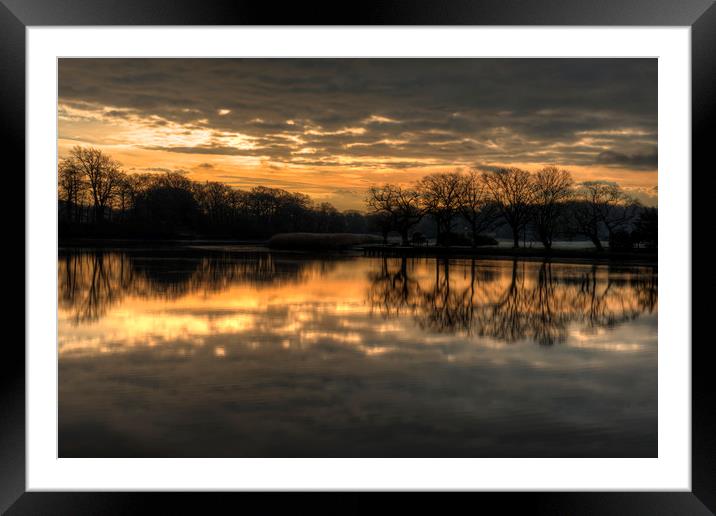 Beaulieu River at Dawn Framed Mounted Print by Bob Barnes