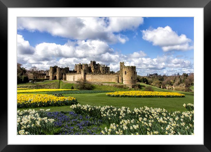 Alnwick Castle Framed Mounted Print by Northeast Images