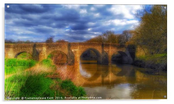 Teston Bridge Acrylic by Framemeplease UK