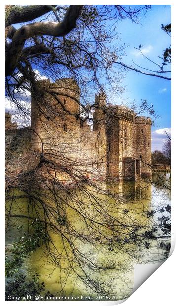 Castle through the trees  Print by Framemeplease UK