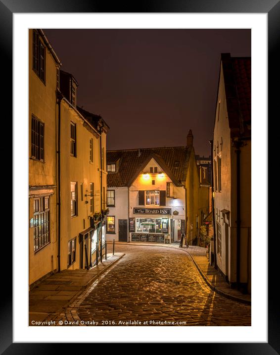 The Board Inn - Whitby Framed Mounted Print by David Oxtaby  ARPS
