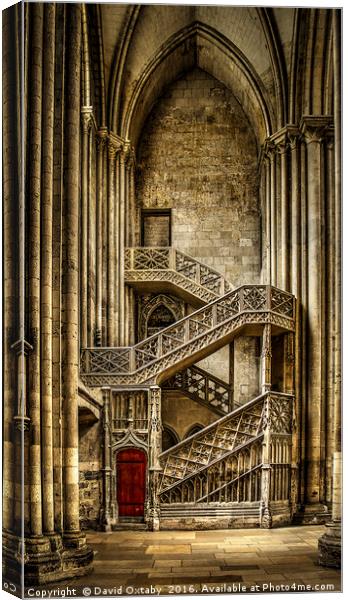 Rouen Cathedral Canvas Print by David Oxtaby  ARPS