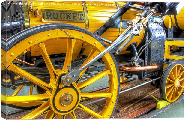 Stephenson's Rocket 1 Canvas Print by Colin Williams Photography