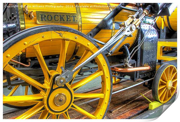 Stephenson's Rocket 1 Print by Colin Williams Photography