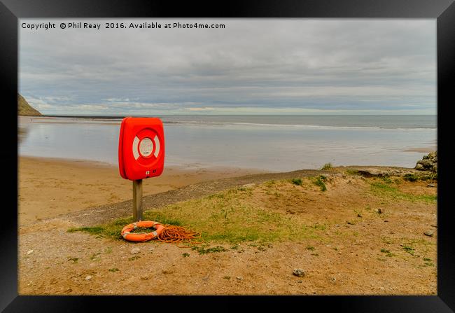 An empty beach Framed Print by Phil Reay
