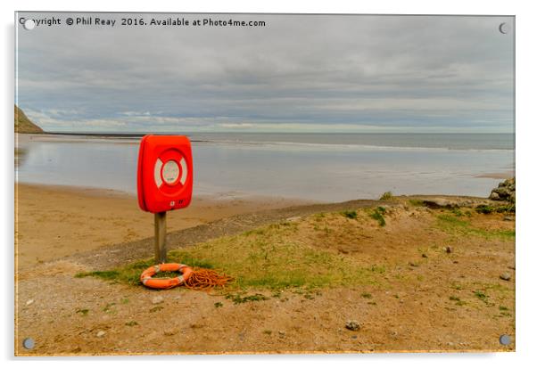 An empty beach Acrylic by Phil Reay