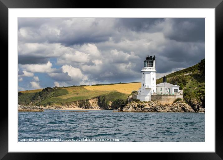 St. Anthony lighthouse Framed Mounted Print by Kelvin Rumsby