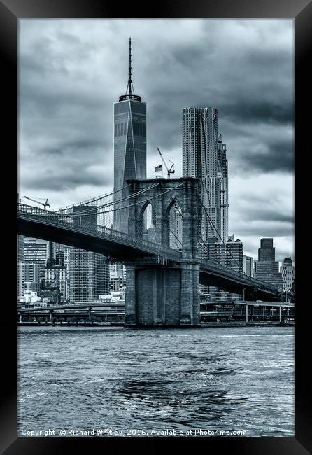 New York New York Framed Print by Richard Whitley