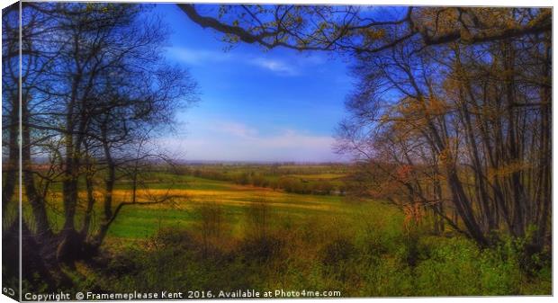 Spring in the Jewel of the Weald  Canvas Print by Framemeplease UK