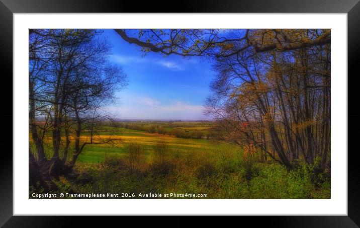 Spring in the Jewel of the Weald  Framed Mounted Print by Framemeplease UK