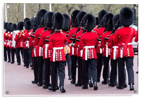 Grenadier Guards Acrylic by David Pyatt
