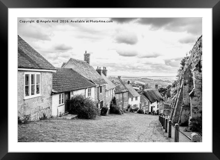 Hovis Hill Framed Mounted Print by Angela Aird