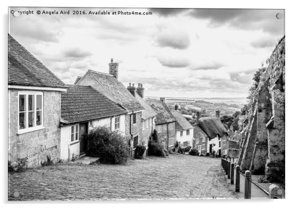 Hovis Hill Acrylic by Angela Aird