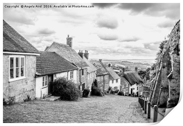 Hovis Hill Print by Angela Aird