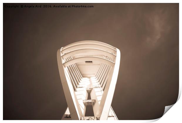 Spinnaker Tower Print by Angela Aird