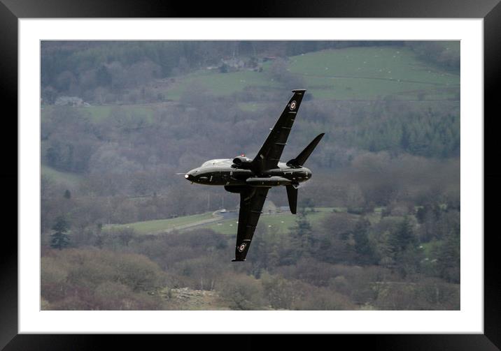 RAF Hawk T2 Training in the Mach Loop, Wales Framed Mounted Print by Philip Catleugh