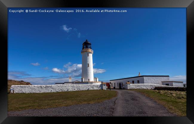 Mull Of Galloway Lighthouse Framed Print by Sandi-Cockayne ADPS