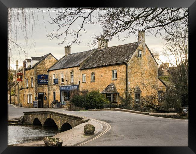 Beautiful Bourton On The Water Framed Print by Stewart Nicolaou