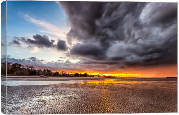 Black Gold Canvas Print by Wight Landscapes