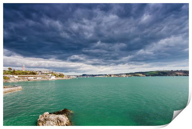 Plymouth Hoe Print by David Martin