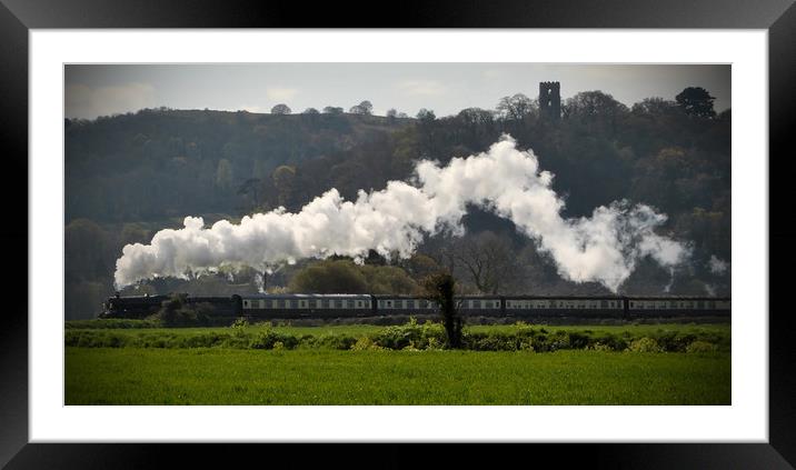 Steam Train Ride Framed Mounted Print by patricia cannock