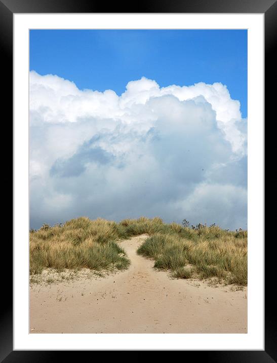 Path to the sky Framed Mounted Print by Michelle O'Shea