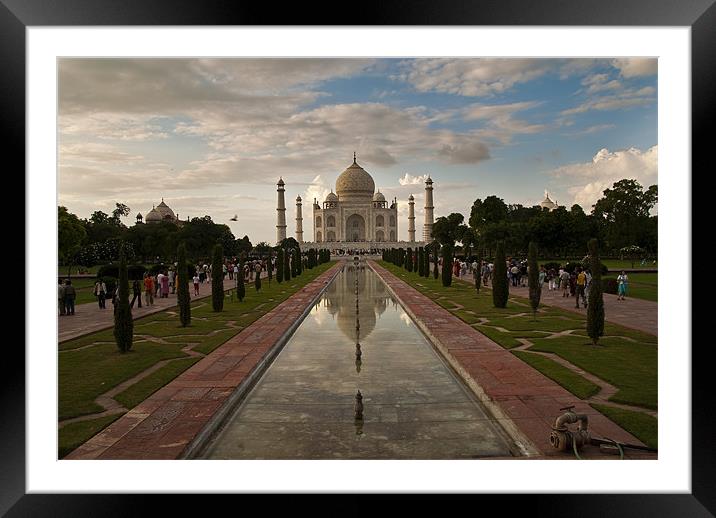 Taj Mahal Framed Mounted Print by Carlo Macinai