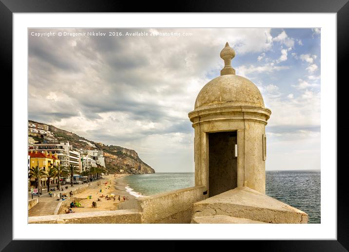 Sesimbra - portuguese Atlantic coast Framed Mounted Print by Dragomir Nikolov