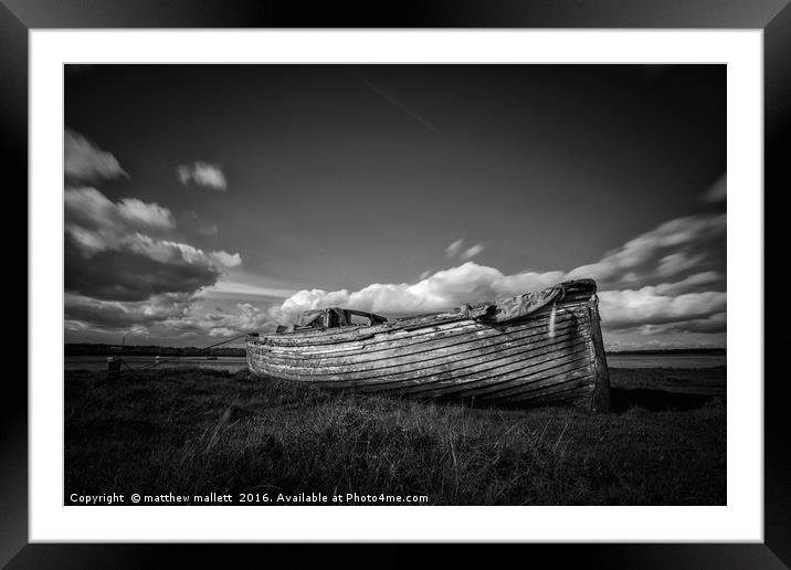 The Manningtree Front Collection 1 Framed Mounted Print by matthew  mallett