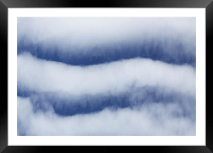 Mackrel Sky Framed Mounted Print by David French