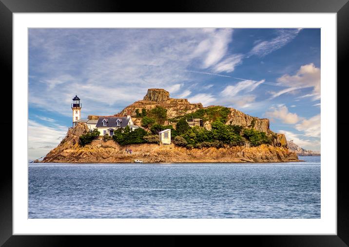 Ile Louet Framed Mounted Print by Wight Landscapes