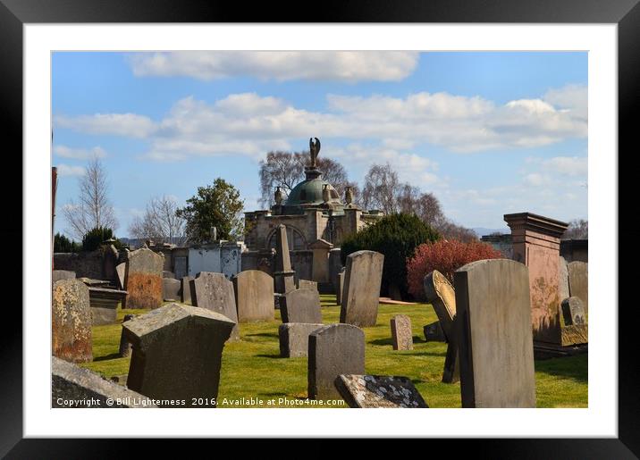 St.Kentigerns Graveyard , Lanark Framed Mounted Print by Bill Lighterness