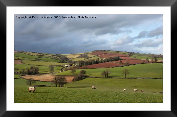 Bradninch in Devon Framed Mounted Print by Pete Hemington