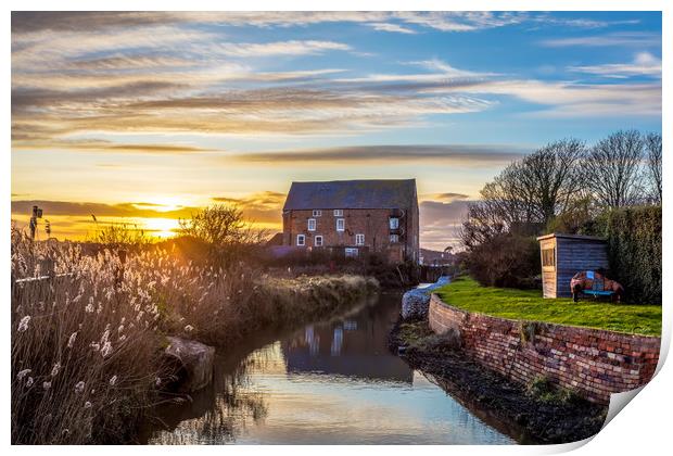 Yarmouth Millhouse Print by Wight Landscapes