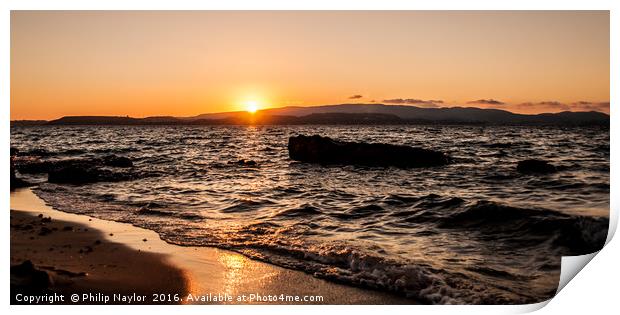 Island Sunset.......... Print by Naylor's Photography