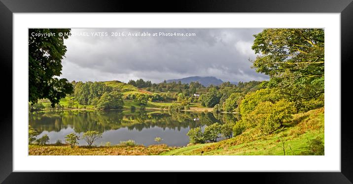 Loughrigg Tarn Framed Mounted Print by MICHAEL YATES