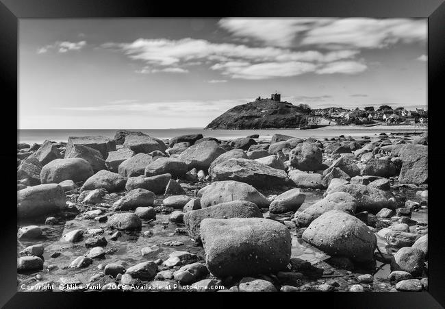 Criccieth Castle   Framed Print by Mike Janik