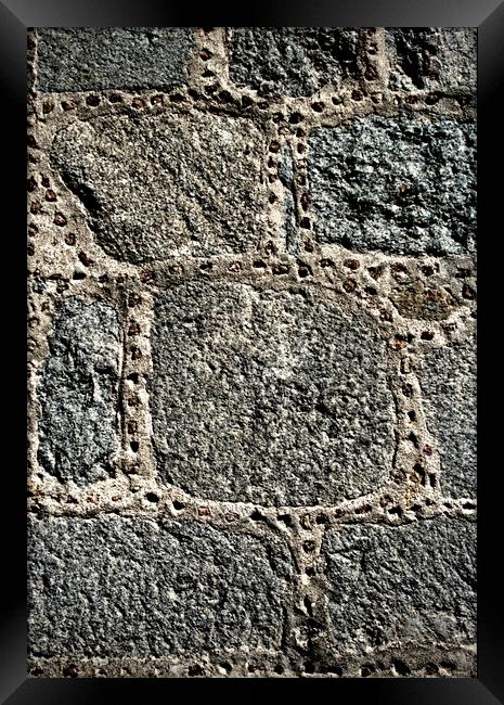 Ancient stone wall Framed Print by Igor Krylov