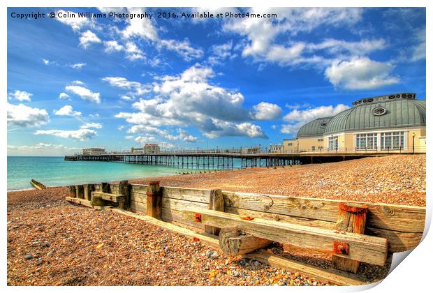 Worthing Pier 2 Print by Colin Williams Photography