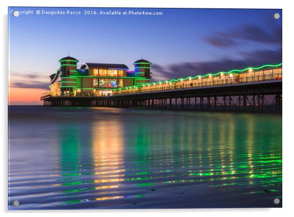 The Grand Pier, Weston-Super-Mare Acrylic by Daugirdas Racys