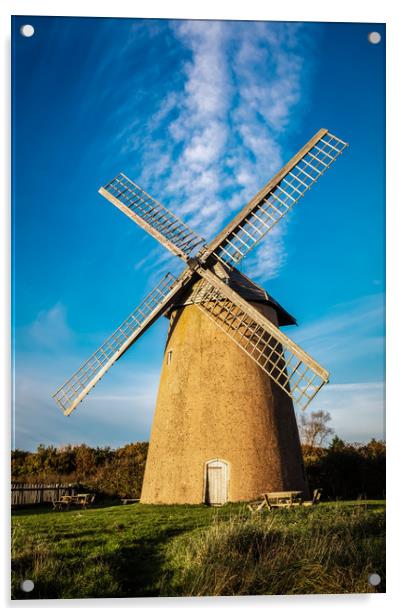 Bembridge Windmill Acrylic by Wight Landscapes