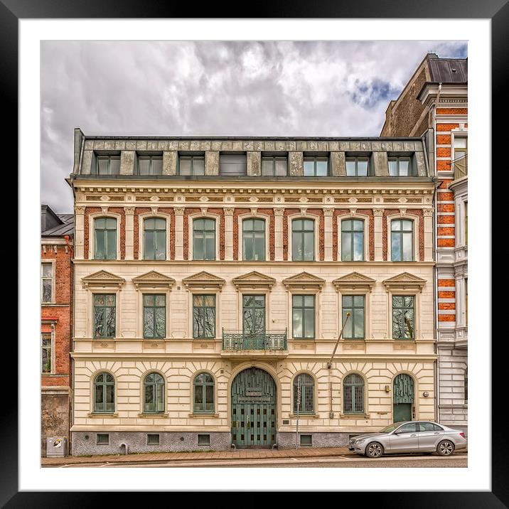 Helsingborg Building Frontage Framed Mounted Print by Antony McAulay