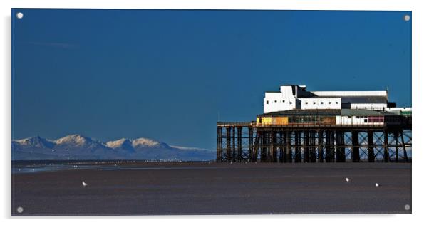 North Pier Acrylic by Victor Burnside