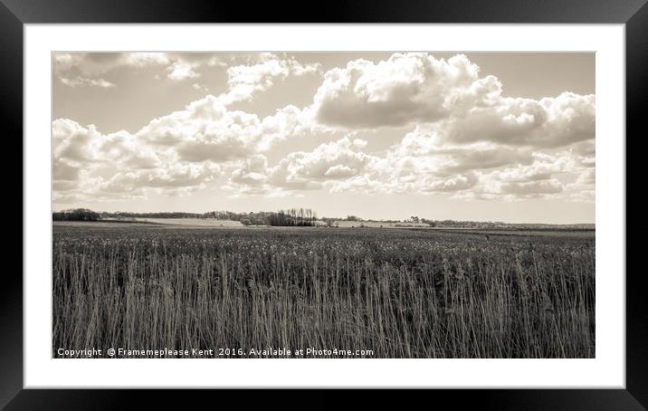 Drama in the sky  Framed Mounted Print by Framemeplease UK