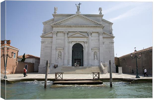 Redentore Church in Venice, Italy. Canvas Print by Ian Middleton