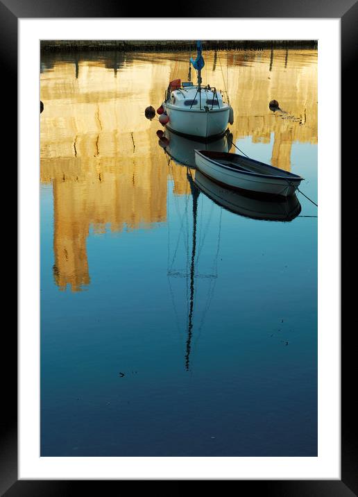 WATER CASTLE Framed Mounted Print by andrew saxton