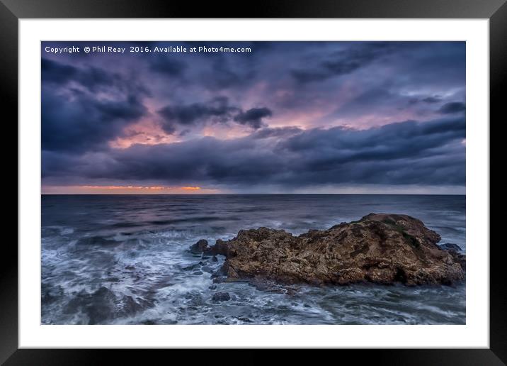 Sunrise at Marsden Bay Framed Mounted Print by Phil Reay